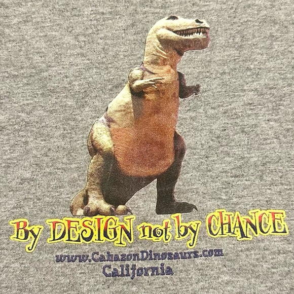 Cahazon CA Tyrannosaurus Dinosaur Raglan 3/4 Length Sleeves Tee Youth Small - Picture 3 of 9